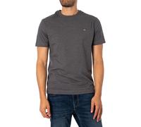 GANT de los hombres Camiseta con escudo normal, Gris