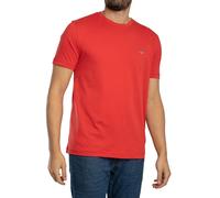 GANT de los hombres Camiseta con escudo normal, rojo