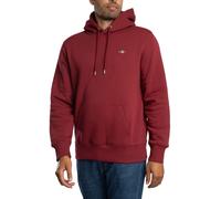 GANT de los hombres Escudo regular Sudadera con capucha, rojo