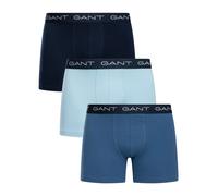 GANT de los hombres Pack de 3 calzoncillos boxer, Azul