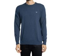 GANT de los hombres Punto de algodón clásico, Azul