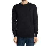 GANT Hombre Punto De Algodón Clásico, Black, XL