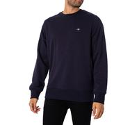 GANT de los hombres Sudadera Escudo Regular, Azul