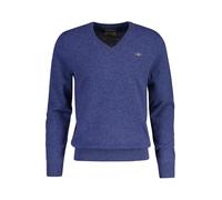 Gant Jersey de Punto Hombre Extrafino Lana Cordero Azul 8050274 489 Stone Melan