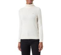 GANT Extrafina Lana de Cordero Rollneck, Crema, XS
