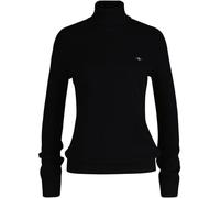 GANT Extrafina Lana de Cordero Rollneck, Negro, M