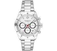 Gant G202001 Greenfield 41mm 10ATM Chronograph Cuarzo Unisex Blanco Plata