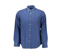 Gant - Gant Blue Cotton Men Shirt - Shirts - Hombre - Azul - S -