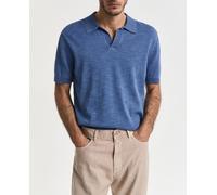 Gant Gant - Polo de hombre en piqué de algodón con corte regular y logo bordado en el pecho.. Azul Talla XL