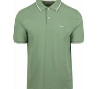 GANT Polo para hombre Tipping Ss Piqué, Kalamata Green, XL