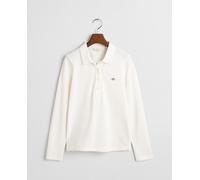 Gant Gant - Polo de mujer de algodón piqué con corte slim y logo bordado.. Beige
