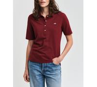 Gant Gant - Polo de mujer de algodón piqué con corte slim y logo bordado.. Rojo