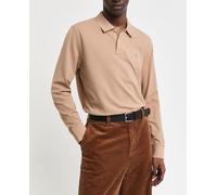 Gant Gant - Rugby de hombre en algodón con corte regular y logo bordado en el pecho.. Marrón