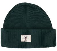 GANT Gorro de algodón con Ribetes, Tartán Green, Talla única