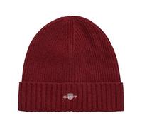 GANT Gorro de Lana Shield Boina, Plumped Red, Talla única Unisex Adulto
