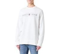 GANT Graphic C-Neck Sweat Sudadera, Fuente de Huevo, M para Mujer