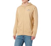 GANT Graphic Fullzip Hoodie Suéter cárdigan, Roble Beige, XL para Hombre