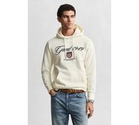 GANT Graphic Hoodie Cream Talla: XL | Jerséis Outlet | Hombre | Blanco