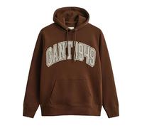 GANT Graphic Hoodie Sudadera con Capucha, Caoba, 3XL para Hombre