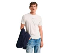 GANT Graphic SS T-Shirt Camiseta, Crema, S Hombres