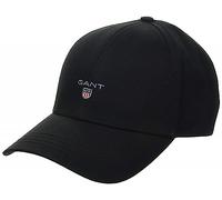 GANT High Cotton Twill Cap, Orejeras Hombre, Black, Talla única