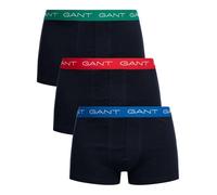 GANT Hombre 3 Pack Trunks, Evening Blue (Blue/Red/Green), L