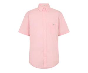 GANT Hombre Camisa Clásica De Popelina De Manga Corta., Washed Pink