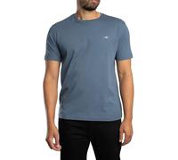 GANT de los hombres Camiseta con escudo de archivo estampado, Azul
