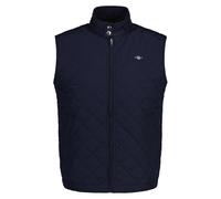 GANT Hombre Chaleco - Acolchado Corta Vientos Chaleco, Cremallera, Cuello Alto