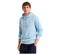 GANT Hombre Escudo Regular Sudadera con Capucha, Fresh Blue, M