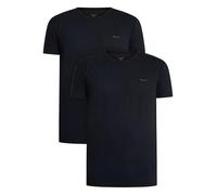 GANT C-Neck T-Shirt 2-Pack Ropa Interior, Negro, Talla única (Pack de 2) Hombres