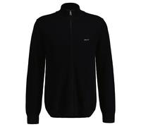 GANT Hombre Pique-Strickjacke - Algodón Piquçe Cremallera Cárdigan,Cremallera,Ba