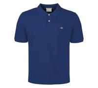 GANT Hombre Polo De Piqué con Escudo Regular, Rich Navy