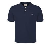 GANT Hombre Polo De Piqué con Escudo Regular, Rich Navy