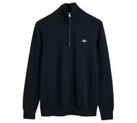 GANT Hombre Punto Clásico De Algodón con Media Cremallera, Evening Blue, XXL