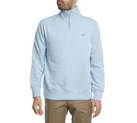GANT Hombre Sudadera con Cremallera 1/4 con Escudo Regular, Bubblegum Pink