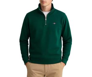 GANT Hombre Sudadera con Cremallera 1/4 con Escudo Regular, Bubblegum Pink