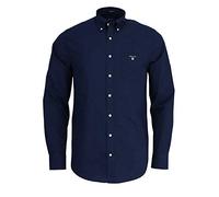 Gant Hombre The Broadcloth Reg BD Camisa Not Applicable, Azul (Marine 410), Medium