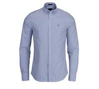 Gant Hombre The Oxford Shirt Slim BD Camisa Abotonada Not Applicable, Capri Blue, M
