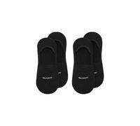 GANT INVISIBLE SOCKS 2-PACK, Calcetines Hombre, Black, Standard