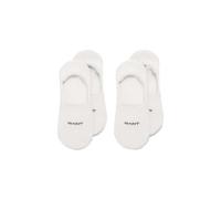 GANT Invisible Socks 2-Pack Calcetines, White, Standard para Hombre