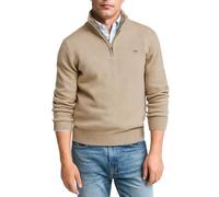 GANT Jersey clásico de algodón con Media Cremallera para Hombre, Mezcla de Arena, 3XL