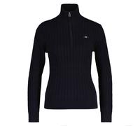 GANT Jersey De Mujer Con Troyer - Cable Half-Zip, Punto Trenzado, Stretch Co...