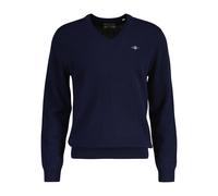 GANT Jersey de Punto Hombre, V-Neck, Lana - Extrafino Lana de Cordero V-Neck