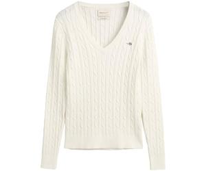 GANT Jersey elástico de algodón con Cuello en V para Mujer
