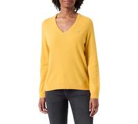 GANT Jersey extrafino de lana de cordero con cuello en V para mujer, Faded Sunset, XS