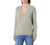 Gant Jersey extrafino de Lana de Cordero para Hombre (Cuello en V, 1 Unidad), Faded Sage, M