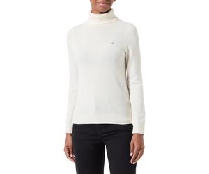 GANT Jersey extrafino de Lana de Cordero para Mujer, Crema, L