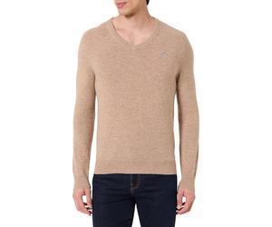 GANT Jersey extrafino de Lana de Cordero para Mujer, Mezcla de Arena, L