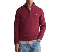 GANT Jersey Informal de algodón con Media Cremallera para Hombre, Plumped Red, M